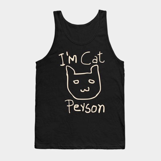 cat person Tank Top by NomiCrafts
